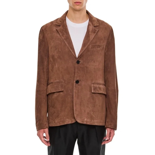 Paul Smith Suede Jacket Brown Blazer