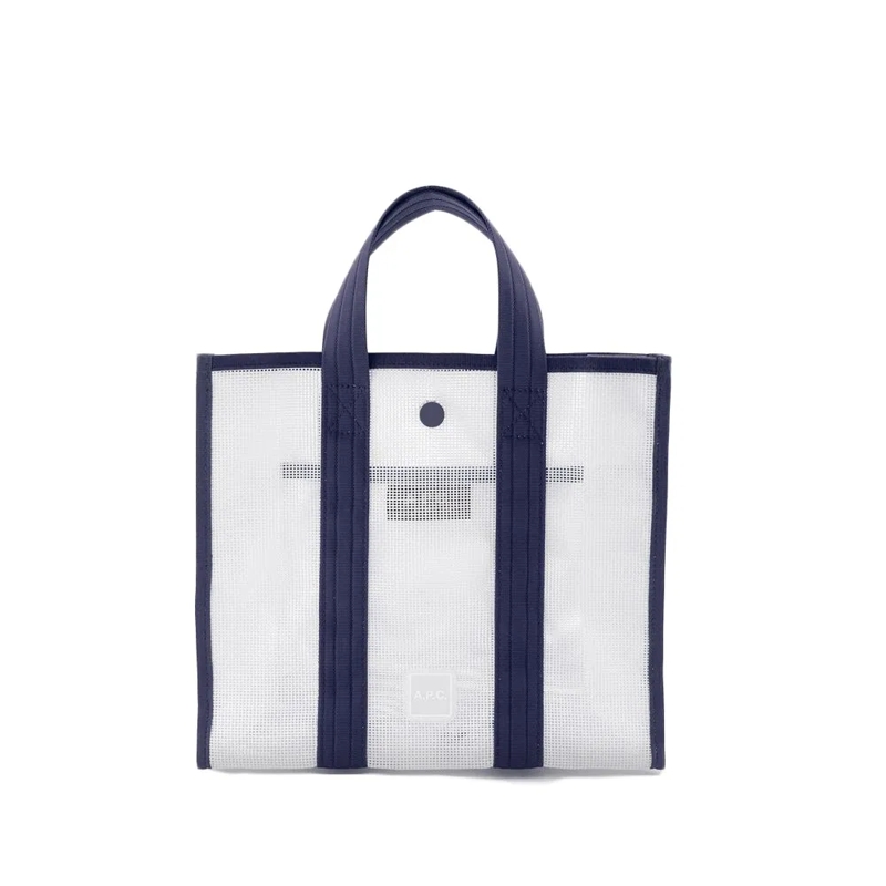 A.P.C. Fourre-tout Louise Small Shopper Bag - Pvc - Blue Blue