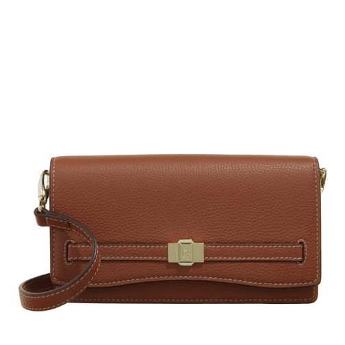 AIGNER Wallet on Chain Cognac Brown Plånbok