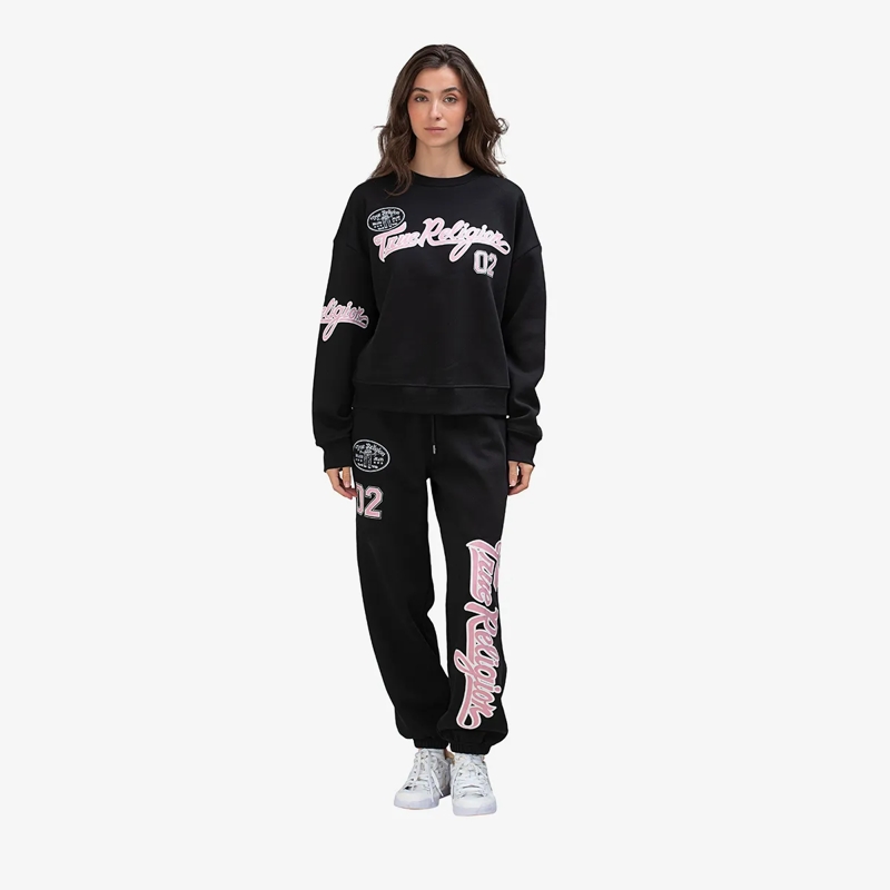 True Religion Jogginghose Sweathose EMBROIDERY schwarz(Image 2)