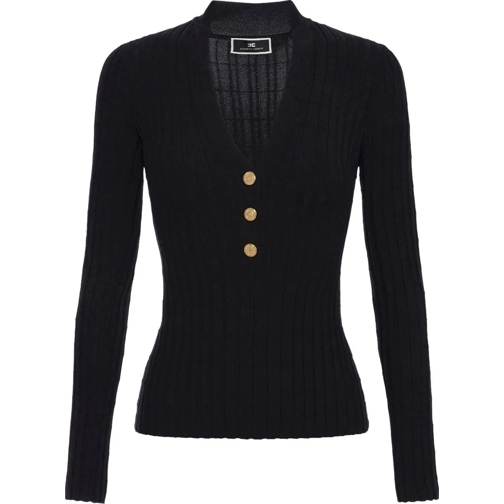 Elisabetta Franchi Truien Elisabetta Franchi Sweaters Black schwarz