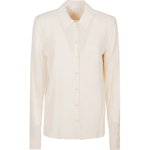 Patrizia Pepe Blusen Long Sleeve Shirt White weiß