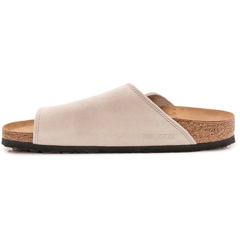 Birkenstock Hausschuhe Sandali Flat con Fascia Ampia beige(Image 4)
