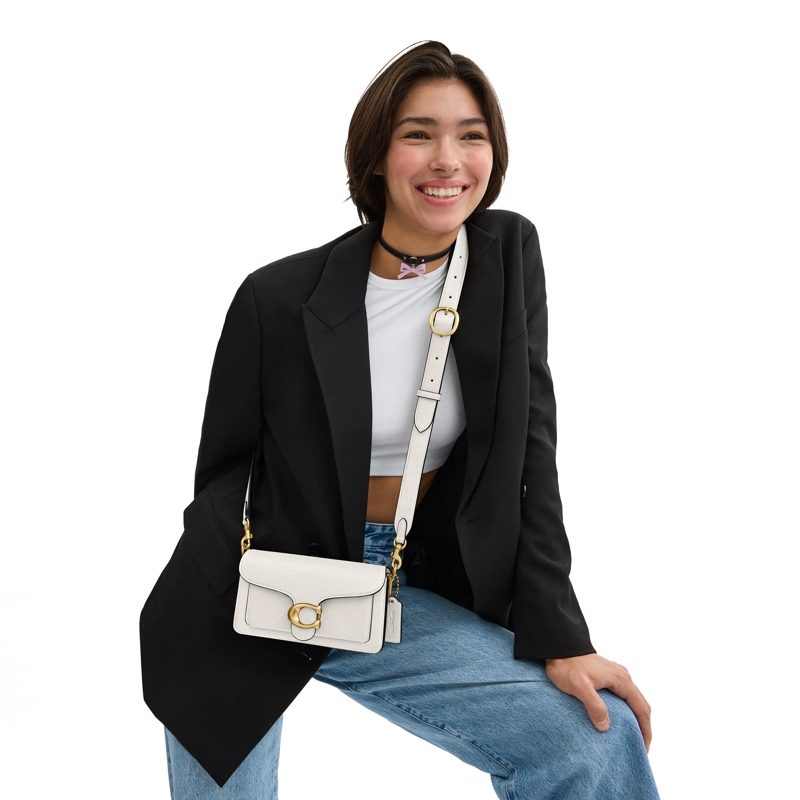 Coach Schultertasche Polished Pebble Leather Tabby Shoulder Bag 20 Refr Chalk(Image 2)