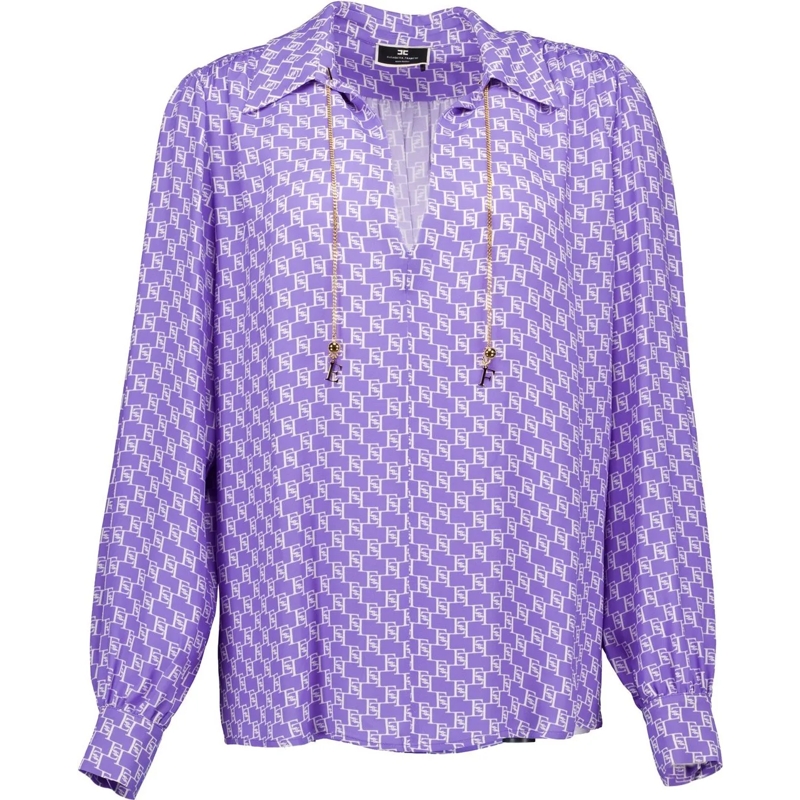 Elisabetta Franchi Bluse Elisabetta Franchi  Blouses Paars Cas3041e2 Bx9 lila(Image 3)