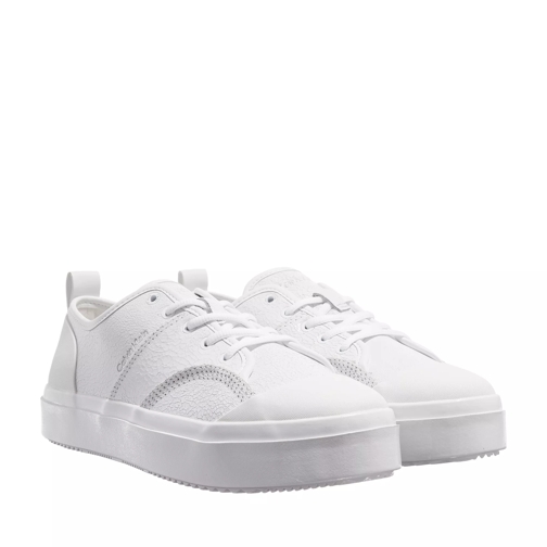 Calvin Klein Low Prof Cup Lace Up Crackle Bright White Low-Top Sneaker