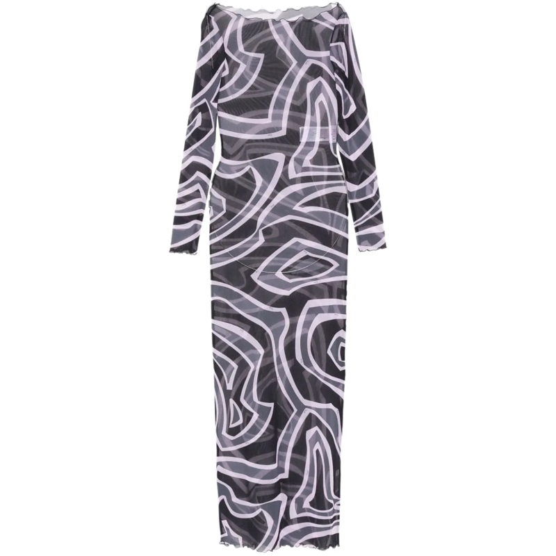 Emilio Pucci Robe longue Dresses Black schwarz
