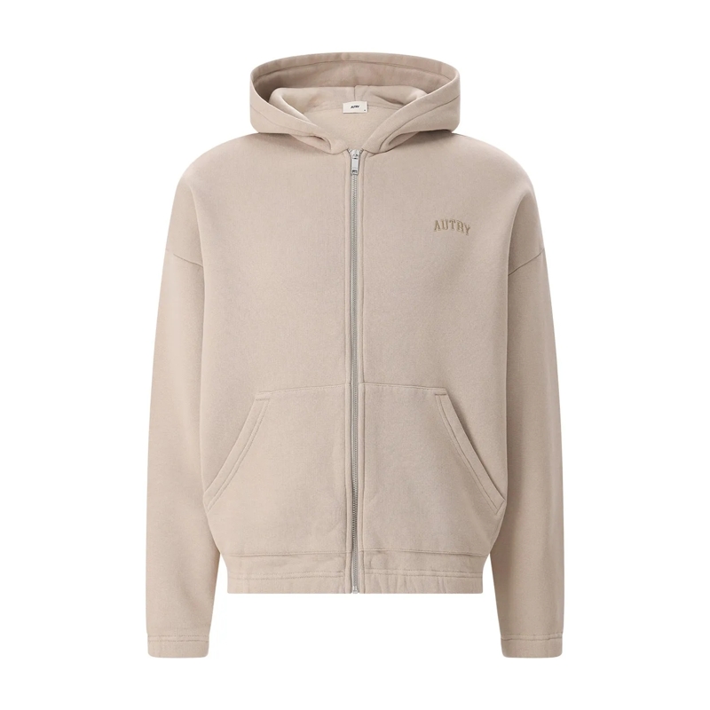 Autry International Veste de transition Sweatshirtjacke aus Baumwolle blau