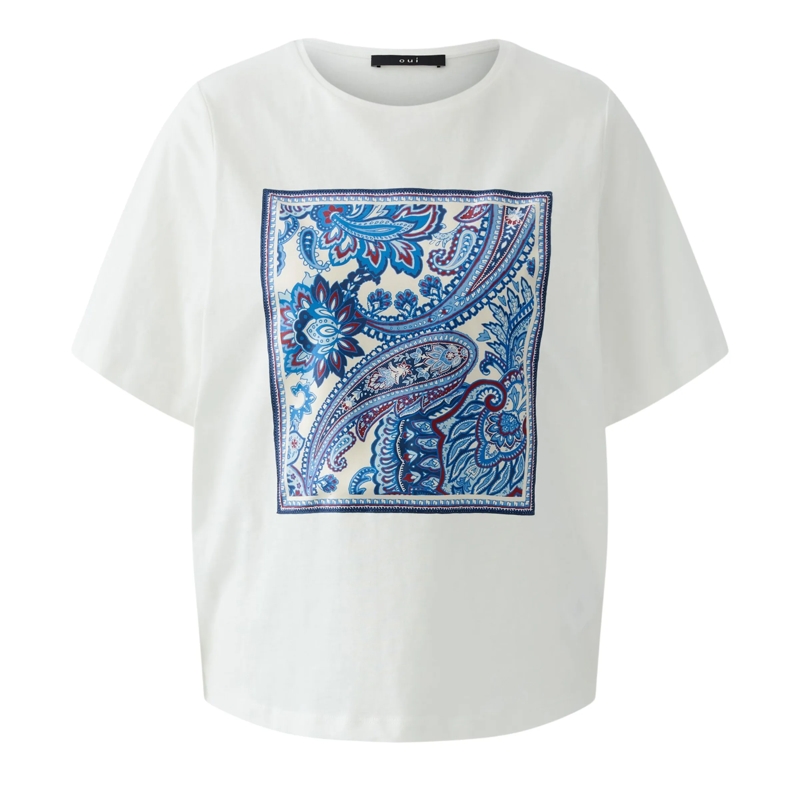 Oui T-Shirt T-Shirt offwhite