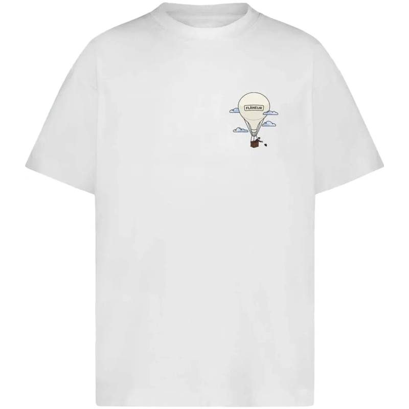 Flâneur T-shirt Aeronautique T-Shirt | White weiß