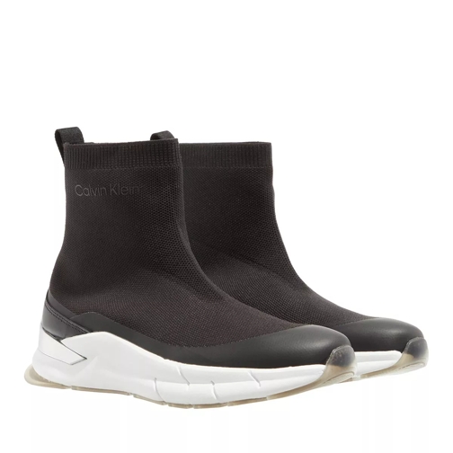 Calvin Klein Sock Boot - Knit Ck Black Slip-On Sneaker