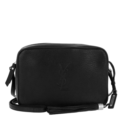 Saint Laurent Lou Crossbody Bag Leather Black Crossbody Bag