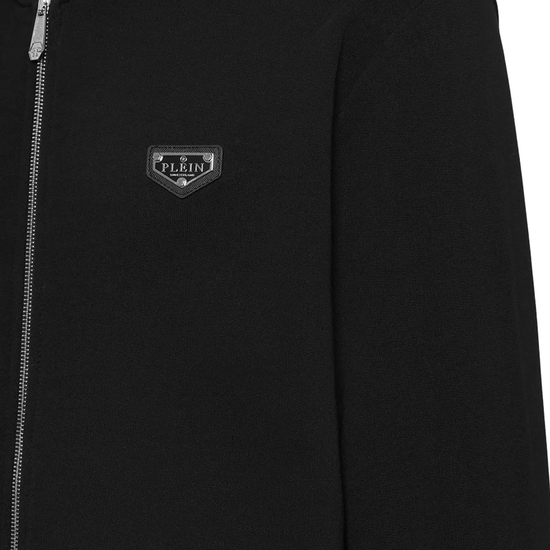 Philipp Plein Top Sweatjacke Mit Kapuze Iconic Plein schwarz(Image 2)