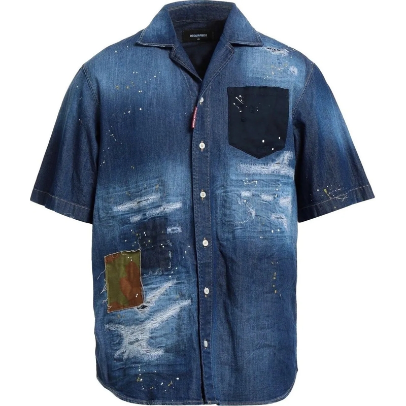 Dsquared2 Casual top Dsquared2 Denim Shirt blau
