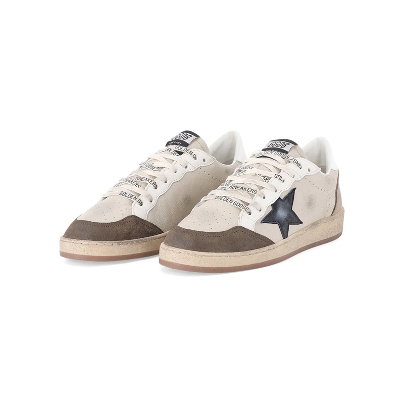 Golden Goose Veterschoenen Sneaker Ball Star beige