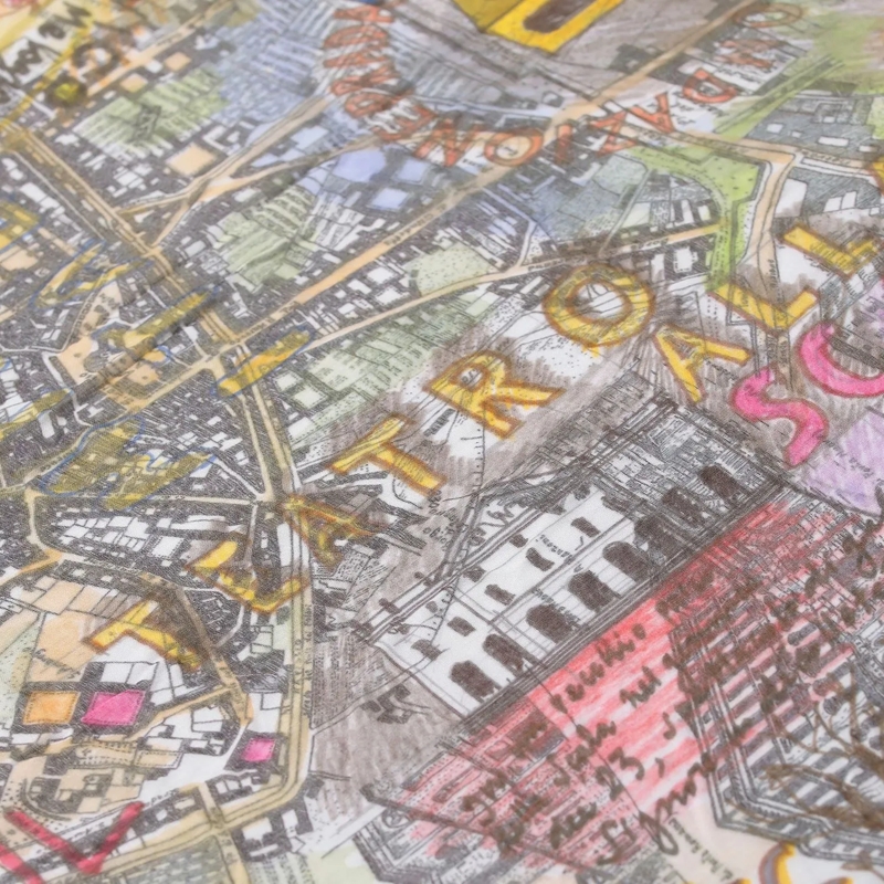 Faliero Sarti Leichter Schal Tuch Milano mehrfarbig(Image 2)