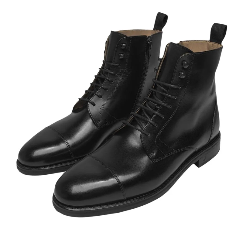 Henry Stevens Laarzen Schnürboots Winston CDB2 schwarz(Image 3)