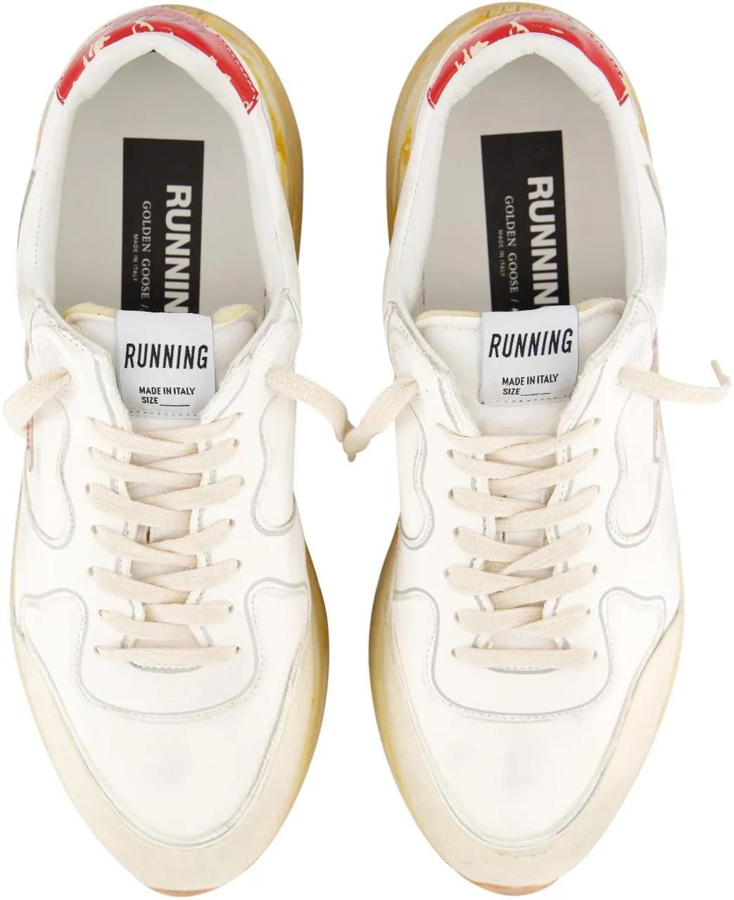 Thumbnail - Golden Goose Low-Top Sneaker - Heren Running Sole Sneaker Wit - Gr. 43 (EU) - in Beige - für Damen