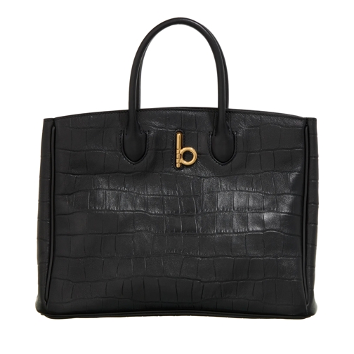 Burberry Tote Rocking Horse Tote Bag Black