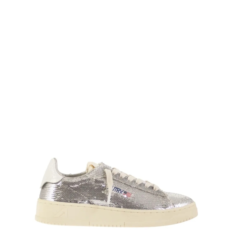 Autry International Lage-top sneaker Dallas - Sequinned Trainers Neutrals