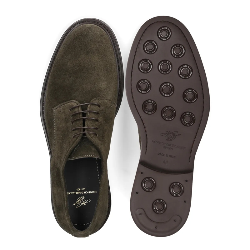 Heinrich Dinkelacker Schnürschuhe Schnürer Florenz Plain V dunkel-grün(Image 4)