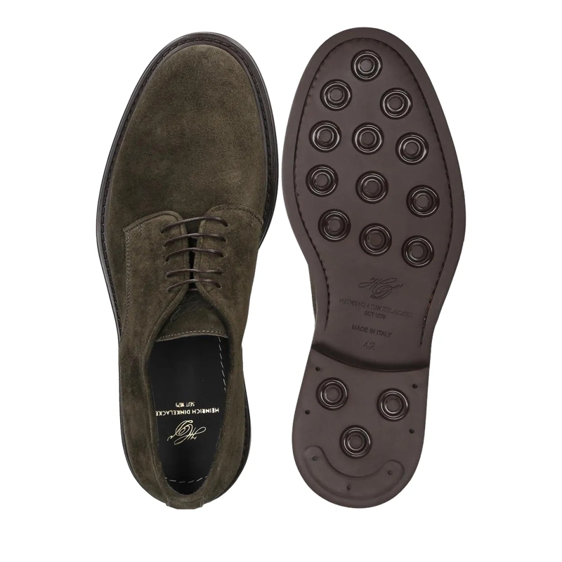 Heinrich Dinkelacker Schnürschuhe Schnürer Florenz Plain V dunkel-grün(Image 4)