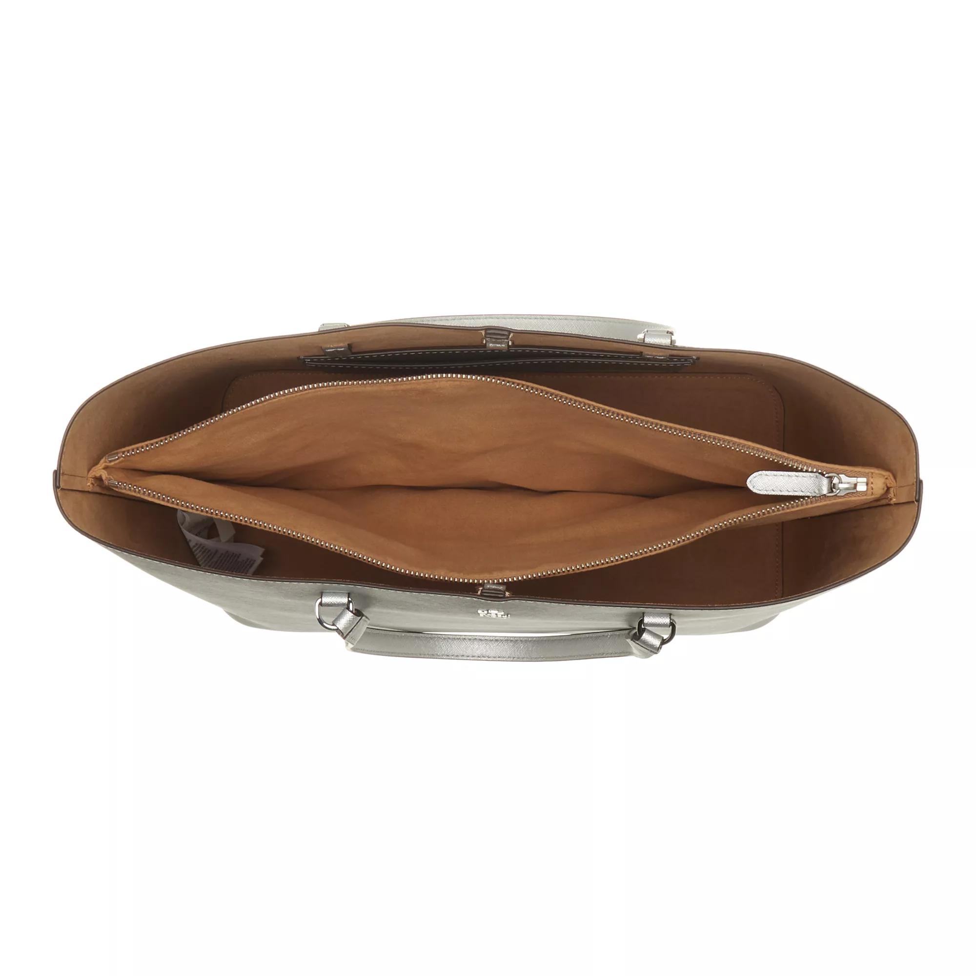 Lauren Ralph Lauren Shoppers Karly Tote Large in zilver