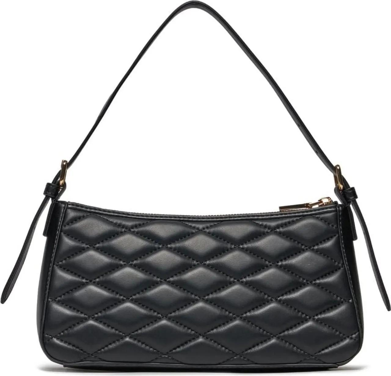Moschino Crossbody bags Romantic Logo Plaque Shoulder Bag in zwart