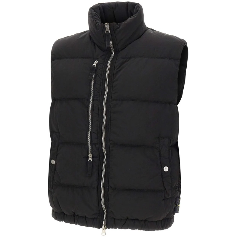 Stone Island Gilet Jackets Black schwarz