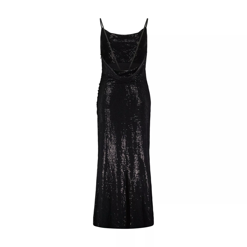 SWING Maxi-jurk Cocktailkleid mit Glitzerbesatz schwarz(Image 2)