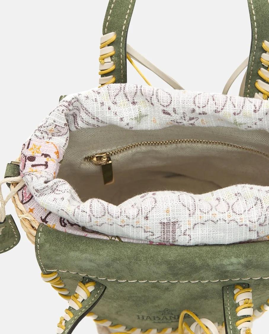 Cuba Lab Shoppers & Totes Habanera Bandana Handbag in groen