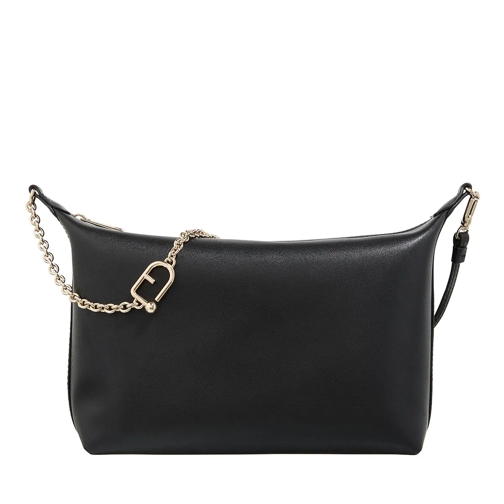 Furla Furla Nuvola Mini Crossbody Hobo Nero Sac à bandoulière