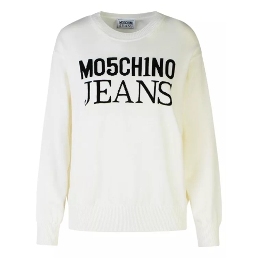 Moschino White Cotton Sweater White 