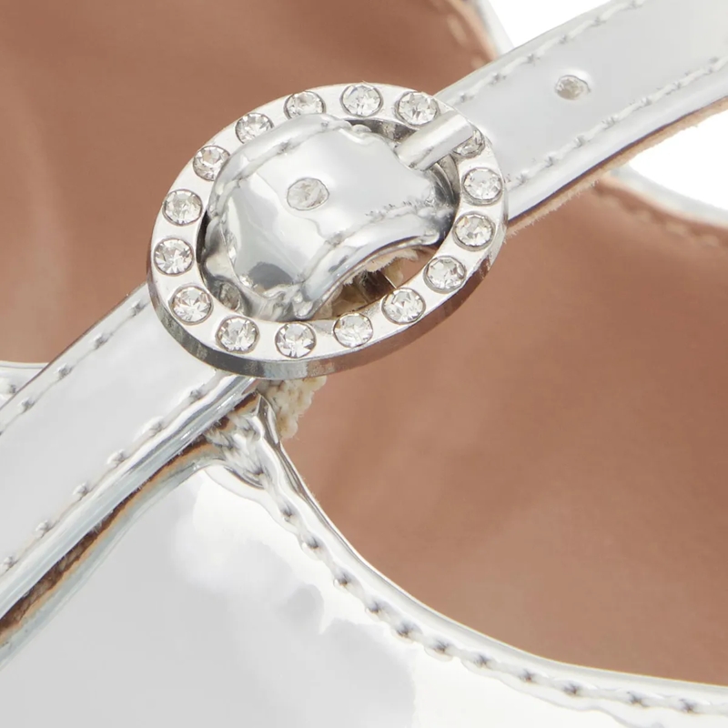 Steve Madden Mary Janes Colleague Silver(Image 3)