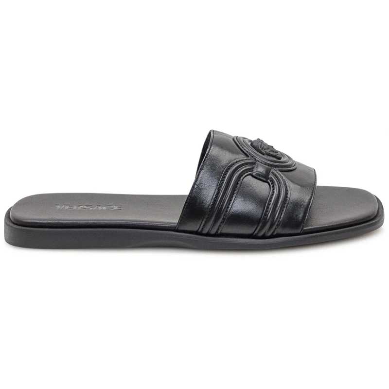 Versace Hausschuhe Sandalo nero Versace schwarz