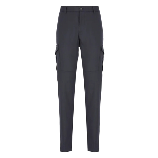 Peserico  Wool Blend Pants Blue