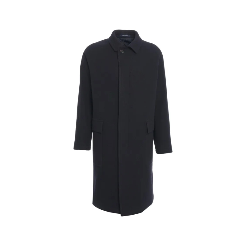 Tagliatore Bontjassen Loyd' Wool Coat Black