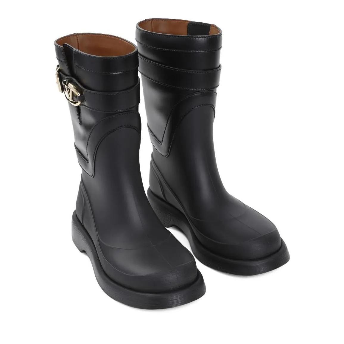 VALENTINO Stiefel - Vlogo The Bold Edition Rain Boots - Gr. 39 (EU) - in Schwarz - für Damen