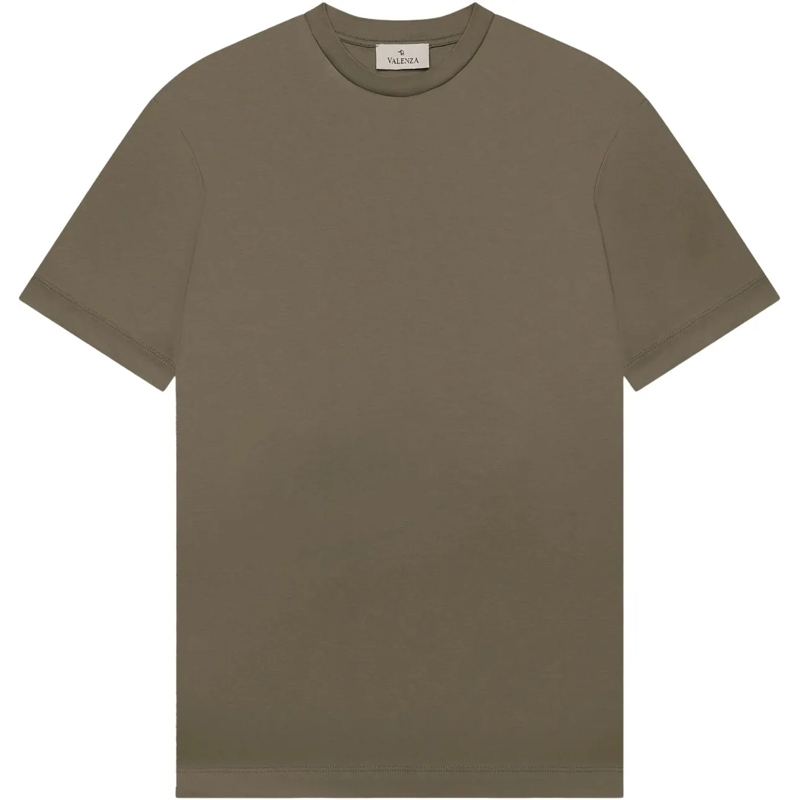 VALENZA T-Shirt Valenza Interlock Supima T-shirts Legergroen 1001 grün