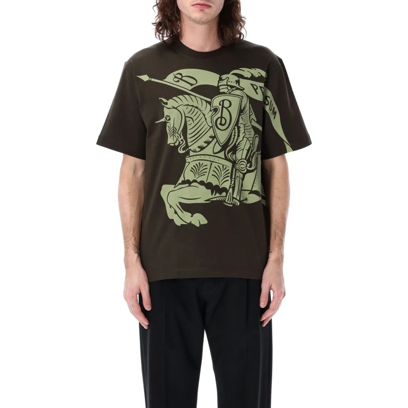 Burberry T-shirt Ekd Cotton T-Shirt Green