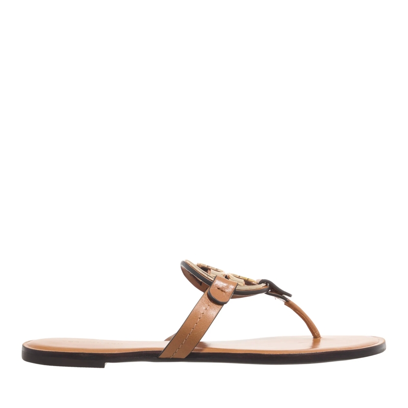 Tory Burch Flip Flops Metal Miller Walnut / Gold