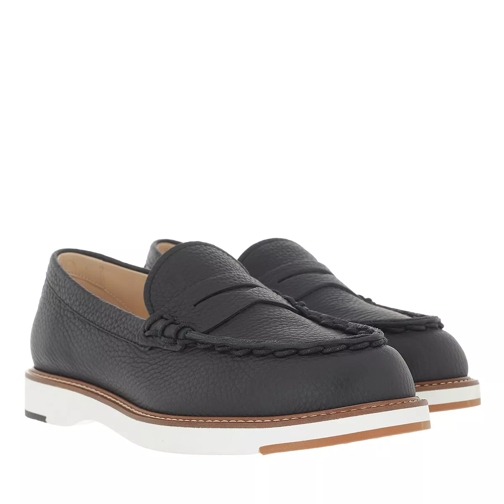 Tod's Loafers Leather Dark Blue Loafer