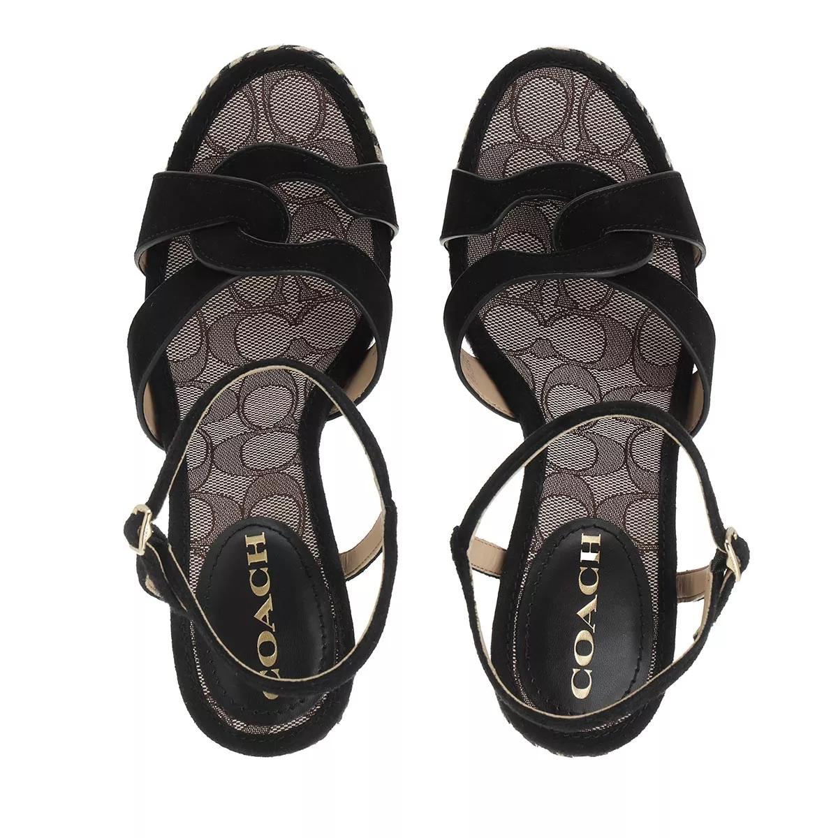 Coach Talina Sandal Black Espadrille