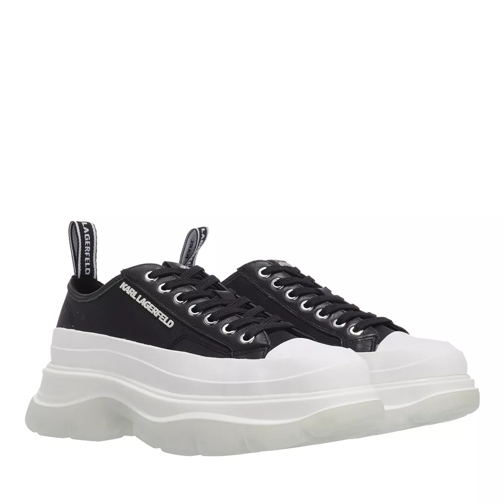 Karl Lagerfeld Luna Summer Lo Shoe Black Canvas Platform Sneaker