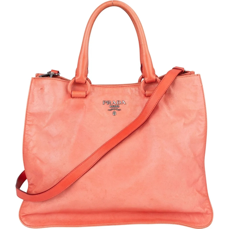 Prada Tote Prada Pink Leather City Handbag rot