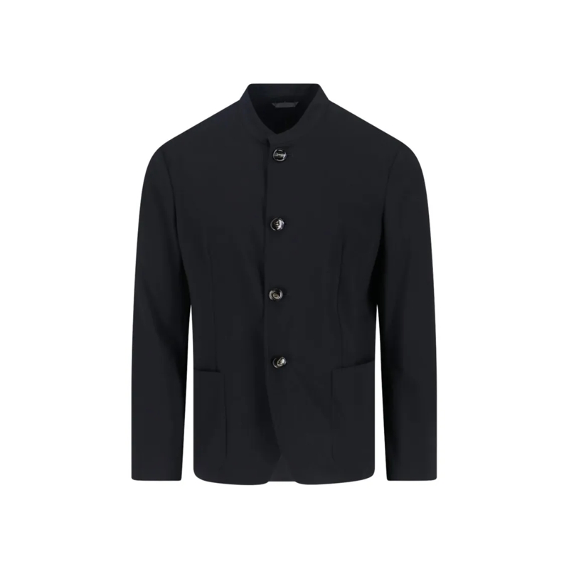 Giorgio Armani Blazer Single-Breasted Blazer – Black Black