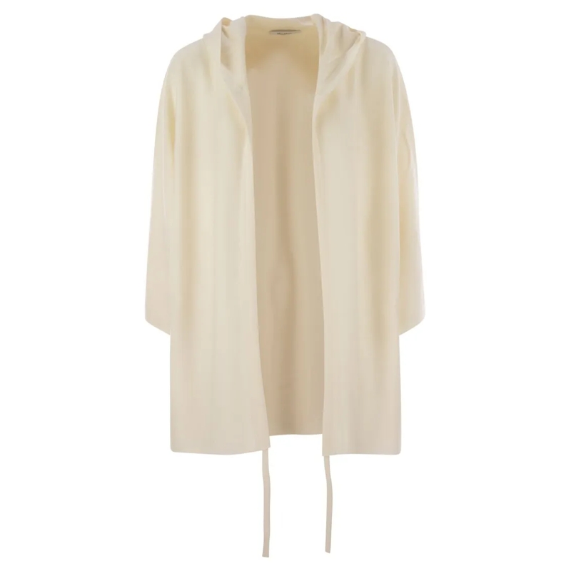 Max Mara Vest Aster - Cardigan In Wool Yarn Neutrals