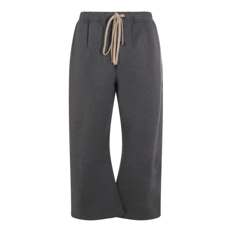 FEAR OF GOD Jogginghose Straight Leg Tailored Trousers With Minimalist Des Grey