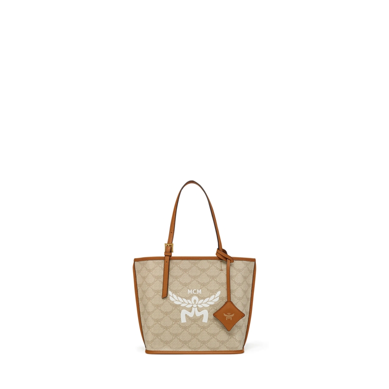 MCM Shopper Tote Bag Himmel Shopper in Lauretos beige