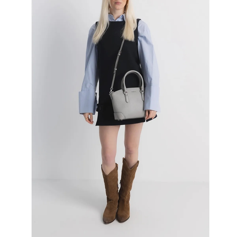 MICHAEL Michael Kors Cartable Murphy Md Ew Dome Satchel Quarry Grey(Image 3)